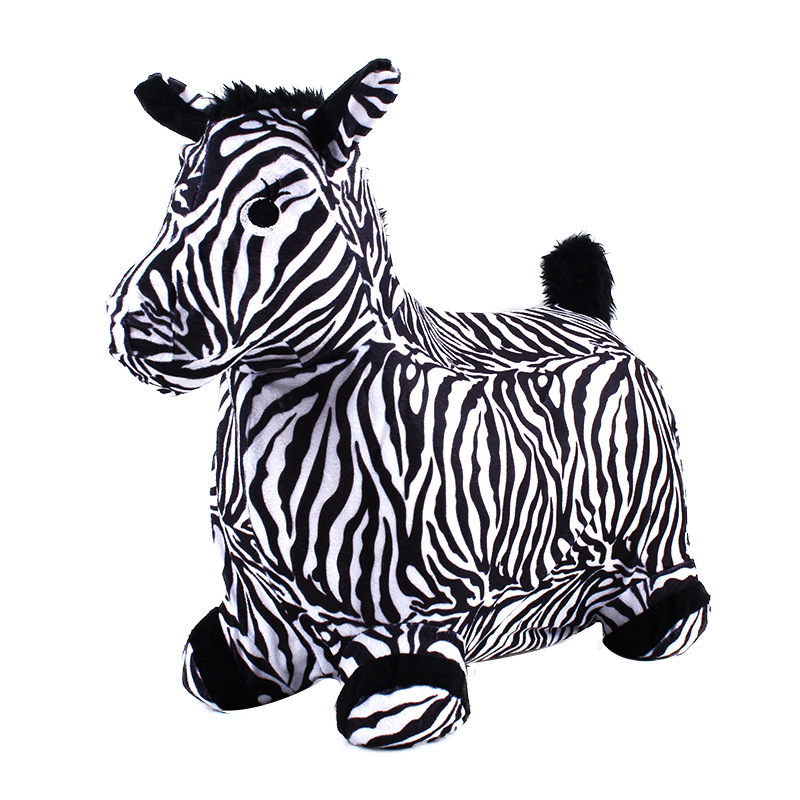 Нетоксичная Взрывозащищенная Прыгающая лошадь с одеждой надувная игрушка животного