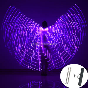 Ailes de danse du ventre LED pour enfants, ailes de papillon fluorescentes pour spectacle - Product Image 4