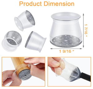 Ghế chân sàn bảo vệ Silicone bao gồm cao su đồ nội thất thanh trượt Silicone đồ nội thất chân mũ bao gồm - Product Image 5