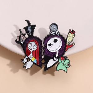Pin Badge Logam Karakter Anime Grosir Berbagai Desain, Pin Enamel Lunak Harga Pabrik untuk Natal dan Hari Nasional - Product Image 2