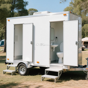 Baño Móvil de Lujo para Eventos 2025, Remolque con Inodoros Portátiles para Exteriores - Product Image 1