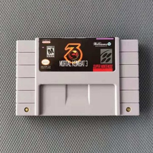 Ultimate Mortal Kombat 3 Version USA Cartouche de jeu vidéo d'action 16 bits pour SNES - Product Image 2