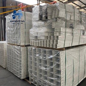 Plateau à câbles perforé galvanisé thermolaqué en plastique avec couvercle, pour fils, câbles et assemblages de câbles en acier - Product Image 4