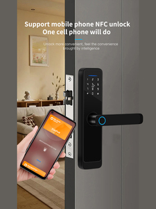 Tuya <b>Smart</b> Life APP WiFi <b>Smart</b> Door <b>Lock</b> Digital Fingerprint Security <b>Lock</b> for Office and wood door fit to 5050 <b>lock</b> body - Product Image 4