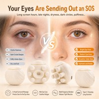 Appareil de massage oculaire à vapeur, autres produits de massage, pression d'air, intelligence 3D, masseur oculaire ionique sans fil, soin des yeux