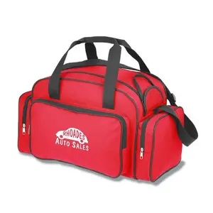 roomy custom imprinted duffel bag for travel or workout essentials