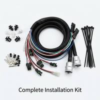 Kabel Harness Pengkabelan Mesin Panas Tinggi Tahan Api PA66 IP67 Tahan Air untuk Traktor Combine Engine OEM Siap Kirim