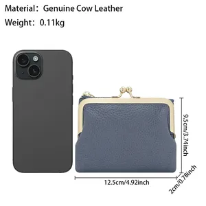 AndoBag Cartera Corta RFID para Mujer, Tarjetero Simple con Cierre de Beso, Monedero Casual de Moda para Uso Diario 2485 - Product Image 2