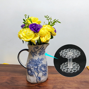 Flower Arranging <b>Tool</b> Plastic Multi Hole Vase Insert For Home Gardening Bouquet Making European Style <b>Small</b> Medium Large Sizes - Product Image 3