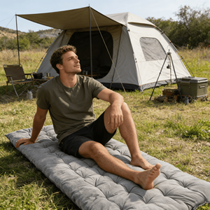 Matelas de couchage pliable multi-usages pour le <span class=keywords><strong>camping</strong></span> et la maison, tapis de couchage pliable pour tente, voyage, randonnée - Product Image 5