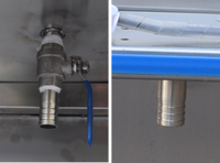 Machine de remplissage semi-automatique Easy Clean pour mini-bouteilles en verre, idéale pour le vin, les spiritueux, les liqueurs, les produits chimiques, les fûts et l'utilisation domestique ou en petite brasserie.