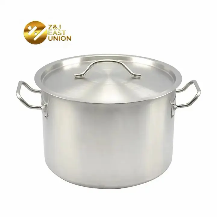 Great Quality Hot Sale Commercial 9L Stainless Steel Low Body Stock Pots