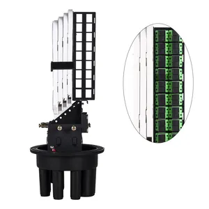 IP65 IP68 Waterproof Wall Mounted Fiber Distribution Splitter Enclosure For Drop Cable And Feeder Cable Splicing