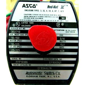 Vanne pilote solénoïde Asco 1 1/2 pouce 12V CC pour eau 5-125 PSI - Product Image 3