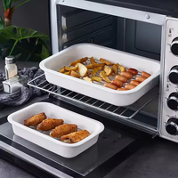 MIXWARES Peralatan Masak Keramik Ramah Lingkungan, Set Peralatan Masak Anti Lengket untuk Kue, Model Porselen