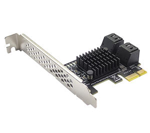 Carte adaptateur prix usine pour PC PCIe 1X à 4x SATA 3.0 série <span class=keywords><strong>ATA</strong></span> à 6 Gb/s haute qualité 4Ports - Product Image 3