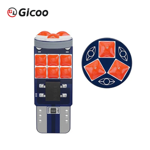 Ampoules LED GICOO T10 Super Lumineuses W5W WY5W pour Feux de Positionnement de Voiture, Sans Erreur Canbus, Lampe de Lecture Intérieure de Voiture - Product Image 3