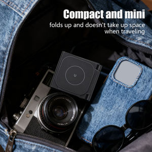 Station de charge sans fil magnétique <span class=keywords><strong>3</strong></span> <span class=keywords><strong>en</strong></span> <span class=keywords><strong>1</strong></span> de 15 W de taille poche, idéale pour les appareils <span class=keywords><strong>Apple</strong></span> - Product Image 2