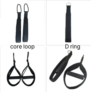Accessoire de réforme <span class=keywords><strong>Pilates</strong></span> en néoprène d'usine, double boucle de sangle pour la salle de sport à domicile, le club, le studio, l'entraînement physique - Product Image 3