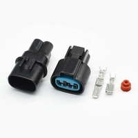 Connecteur de câblage automatique à 2 broches série 4.8 pour voiture, fil électrique étanche, prise mâle, câble d'assemblage AC, prise femelle, adaptateur scellé.