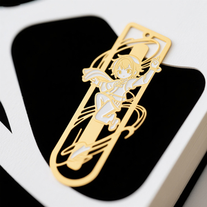 Marque-page personnalisé en usine marque-page en métal en alliage de Zinc émail Design personnalisé 3D mignon Rectangle dessin animé Anime marque-page - Product Image 5