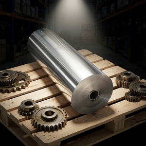 Feuille d'aluminium de qualité batterie 1060-H22, 12 microns, 500 mm de large, pour collecteur de courant de cellules lithium-ion et packs de stockage d'énergie - Product Image 1