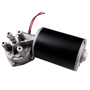 Transmission Gearbox Reduction High Torque D76R D76L DC 12v24v Reduction Motor Worm Gear Motor 24V 12 Volt - Product Image 2