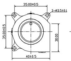 Toyon kipas Blower sentrifugal Dc 40mm 5V 12V - Product Image 2