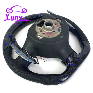 Accesorios interiores personalizados aptos para VW Volkswagen Golf 5 Jetta <span class=keywords><strong>Mk5</strong></span> R <span class=keywords><strong>GTI</strong></span> GTR GTD <span class=keywords><strong>volante</strong></span> de fibra de carbono - Product Image 6