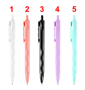 Vente en gros de stylos à bille en plastique pressé avec miroir rhomboïde, nouveau design, logo personnalisé imprimé pour la papeterie de bureau - Product Image 6