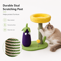 Arbre à chat avec poteaux à gratter en sisal, perchoir en peluche, structure d'escalade pour chat d'intérieur, centre d'activités, vente en gros, OEM, personnalisé