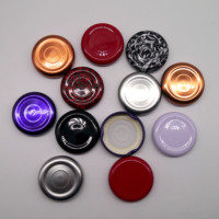 38mm 48mm 58mm 63mm 70mm 82mm Fermeture de couvercle à cosse en fer blanc à torsion de qualité alimentaire Impression de logo personnalisée pour bouteille de bocal en verre