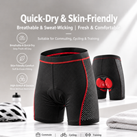 Pantalons de vélo populaires pour adultes unisexes, à séchage rapide et doux pour la peau, pour le VTT, le cyclisme, les shorts de vélo