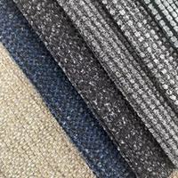Tissu de luxe en velours chenille brossé anti-bouloches à motif écossais 100% Polyester pour coussins de canapé, matelas, tapis de lit, couvertures et revêtements