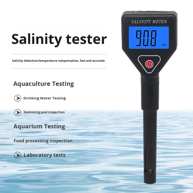 Handheld Digital Microcomputer ABS Salinity Meter