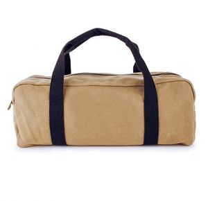 Free sample <b>Waxed</b> <b>Canvas</b> 16oz Heavy Duty Multi-purpose <b>Canvas</b> Zipper Tool Bag Utility Bag Organize Storage Pouch 3-pack - Product Image 2