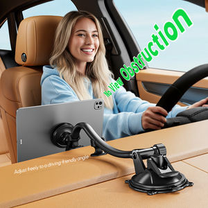 حامل هاتف محمول مغناطيسي عالمي مرن للسيارة بذراع طويل وقاعدة شفط، قابل للدوران 360 درجة لزجاج السيارة الأمامي - Product Image 3