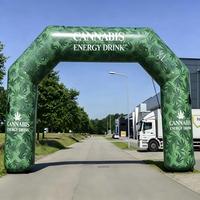 Arco Inflable Personalizado con Impresión UV, Impermeable, con Ventilador Incorporado para Eventos Deportivos al Aire Libre, Maratones, Hermético y Estable