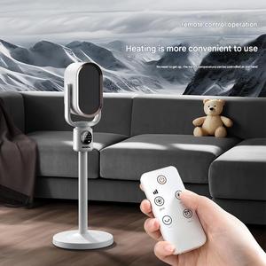 Chauffage de bureau sur pied d'hiver et d'été Télécommande Nouveau plastique Circulation de bureau Air froid chaud Fonction de tête à secouer disponible - Product Image 5
