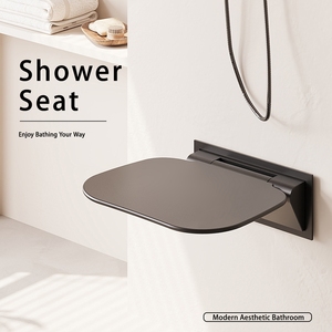 Asiento <span class=keywords><strong>de</strong></span> <span class=keywords><strong>ducha</strong></span> plegable montado en la pared, Banco plegable para baño, silla <span class=keywords><strong>de</strong></span> baño antideslizante, taburete para ahorrar espacio - Product Image 3