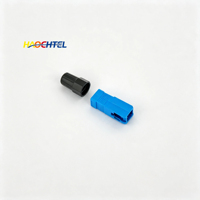 Conector de Fibra Óptica SC UPC para Instalación de Redes FTTH en Interiores y Exteriores, Conector Rápido de Fibra Óptica