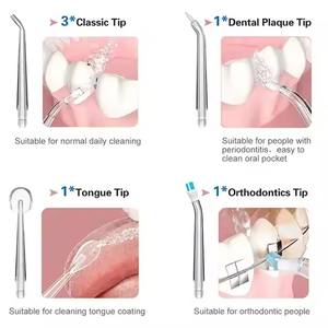 Irrigatore Orale Portatile USB 4 in 1, Idropulsore Dentale, Strumenti per la Pulizia dei Denti, Ugelli per la Pulizia Orale, Garanzia 1 Anno - Product Image 3
