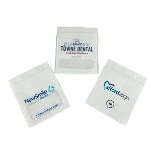 Bolsas de Mylar Reciclables para Tiras Blanqueadoras de Dientes con Ventana Transparente, Bolsas Reutilizables Mate para Alineadores Dentales, Bolsitas de Plástico para Alineadores - Product Image 2