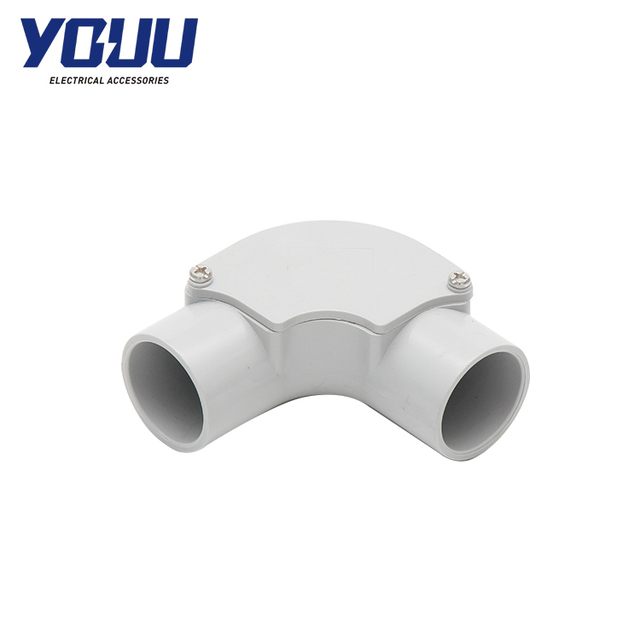 YOUU Durable PVC Conduit Fittings Inspection Elbow for IE 20 25 32
