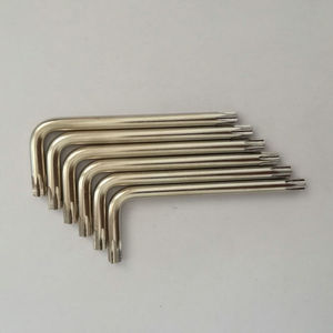 Jeu de clés hexagonales métriques Wan Zheng, tête en forme de fleur de prunier, 90 degrés, qualité industrielle, nickelé, acier 45, clé à douille Torx en forme de L - Product Image 3