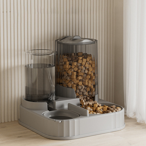 Automatic Pet Water Fountain & <b>Feeder</b> - <b>Cat</b> Dog Bowls Food Storage Pet Supplies - Product Image 2
