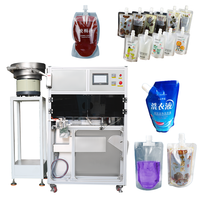 Doypack 250ml-500ml Plastique Stand-Up Bec Poche Huile Lait Détergent À Lessive Jus Boissons Applications Alimentaires Remplissage D'étanchéité