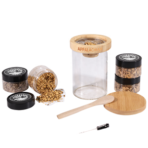 EASTOMMY Torche à fumer en chêne <span class=keywords><strong>ET</strong></span>-809201, cerise, pomme <span class=keywords><strong>et</strong></span> noix de pécan, infuseur à bourbon avec 4 copeaux de bois aromatisés - Product Image 1