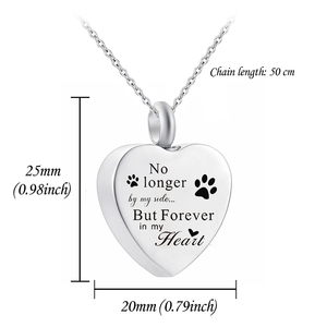<span class=keywords><strong>Cuore</strong></span> <span class=keywords><strong>amore</strong></span> cane zampa cremazione urna ciondolo collana ceneri commemorative gioielli ricordo regalo per donna uomo-per sempre amato/nel mio <span class=keywords><strong>cuore</strong></span> - Product Image 3