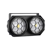 2x100W COB 2-en-1 + 48 LED RGB, gradation linéaire 0-100%, prend en charge le contrôle DMX512 3200-5600K pour église, théâtre, scène de mariage